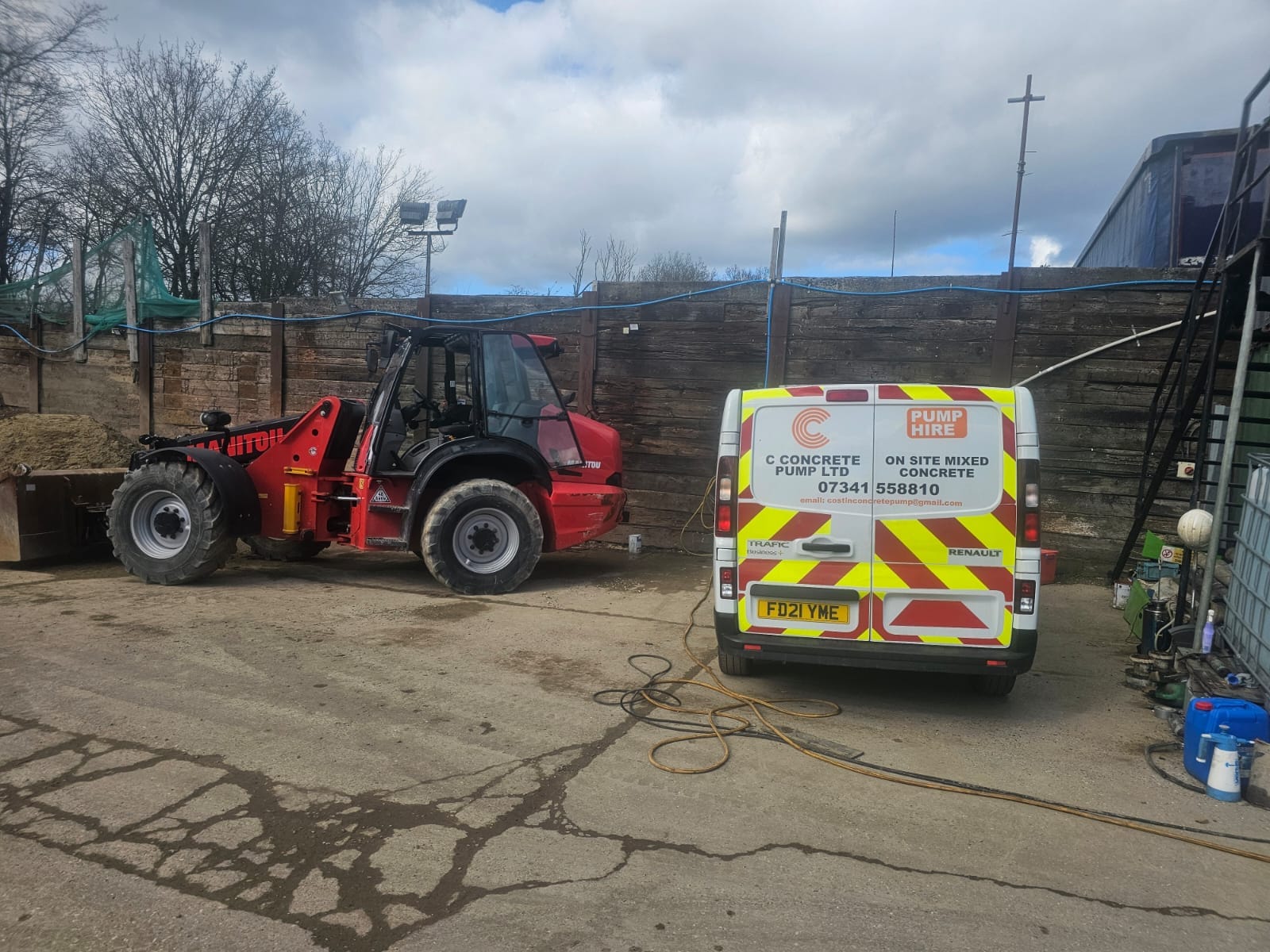 Pump operator at work
